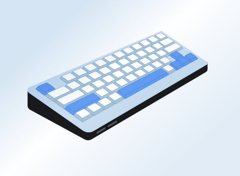 Keyboard vector image